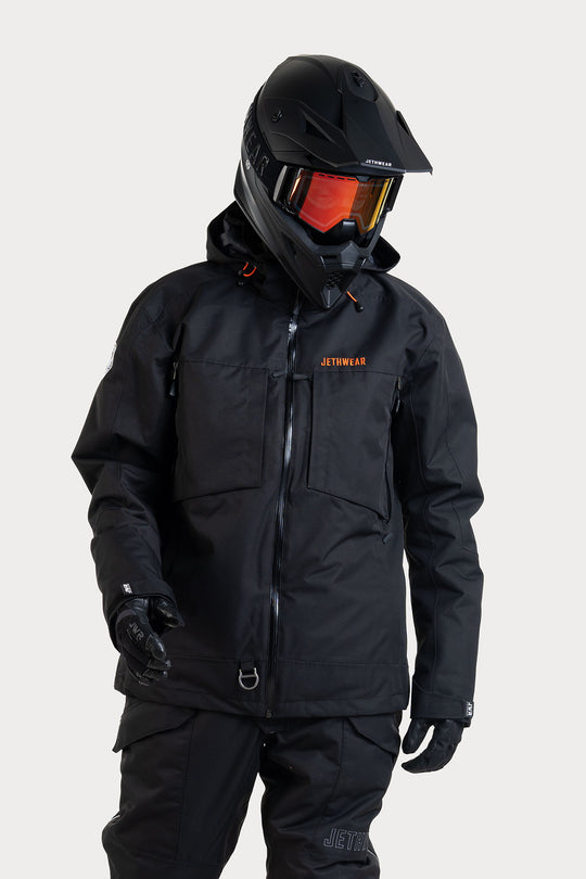 Jethwear Venture Jacket - Black/Orange S.A.F.E