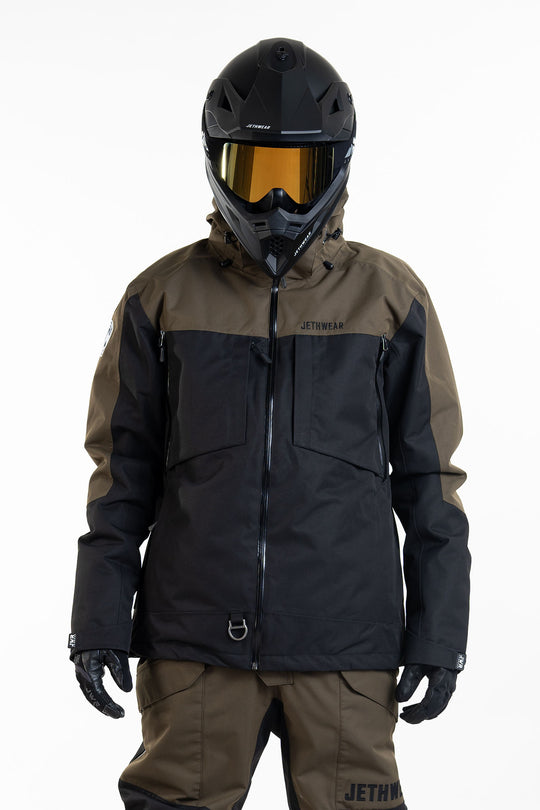 Jethwear Venture Jacket - Black/Olive S.A.F.E