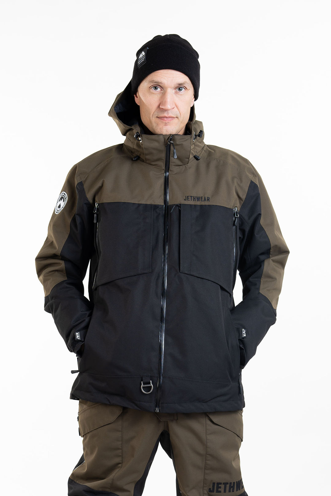 Jethwear Venture Jacket - Black/Olive S.A.F.E