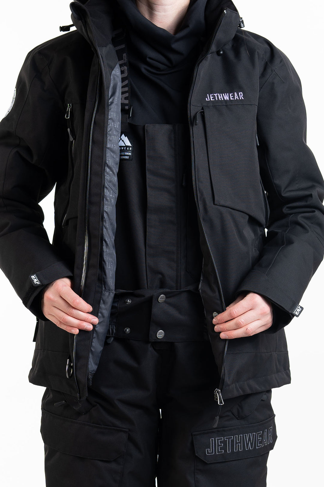 Jethwear Venture Jacket - Black/Purple S.A.F.E