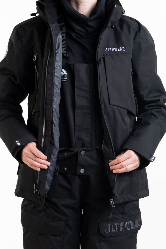 Jethwear Venture Jacket - Black/Purple S.A.F.E