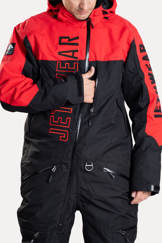Jethwear The One - Ofodrad skoteroverall Svart/Röd