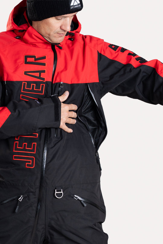 Jethwear The One - Ofodrad skoteroverall Svart/Röd
