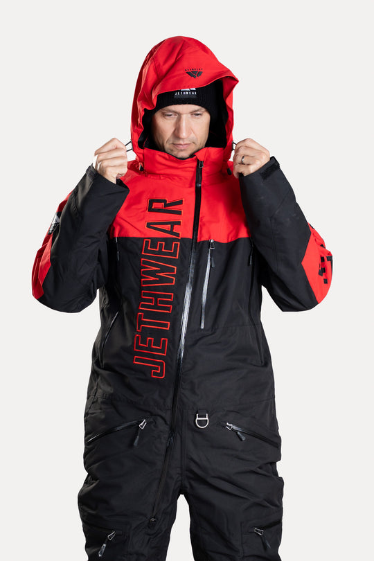 Jethwear The One - Ofodrad skoteroverall Svart/Röd