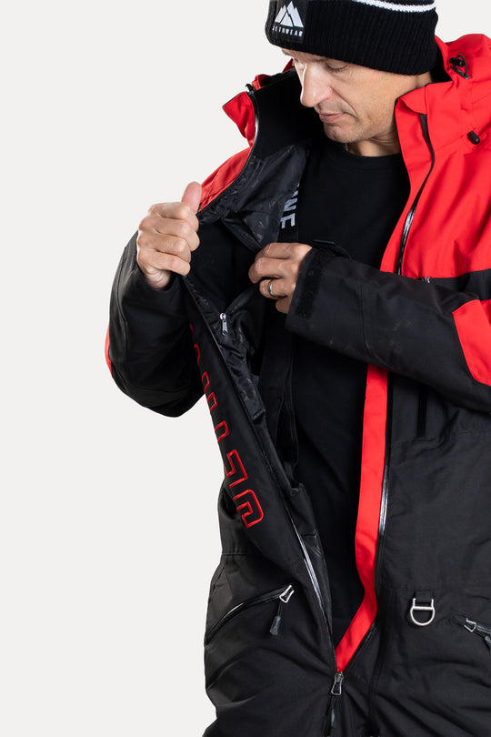 Jethwear The One - Ofodrad skoteroverall Svart/Röd