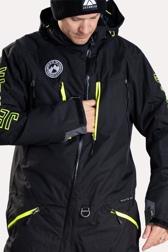 Jethwear Freedom Suit - Fodrad skoterovall Svart/Gul