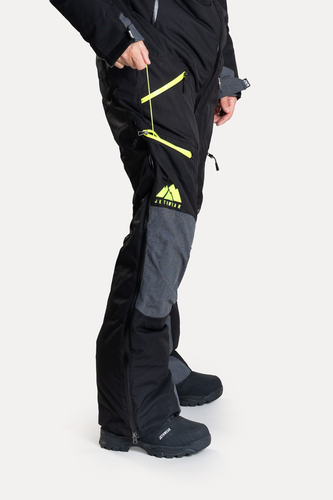 Jethwear Freedom Suit - Fodrad skoterovall Svart/Gul