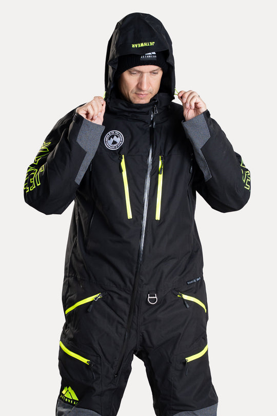 Jethwear Freedom Suit - Fodrad skoterovall Svart/Gul