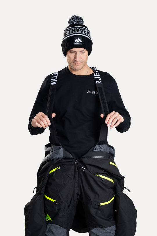 Jethwear Freedom Suit - Fodrad skoterovall Svart/Gul