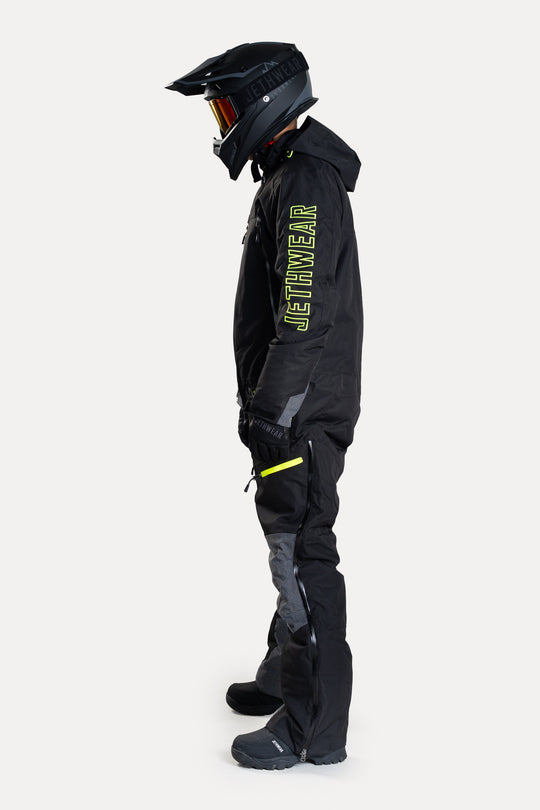 Jethwear Freedom Suit - Fodrad skoterovall Svart/Gul