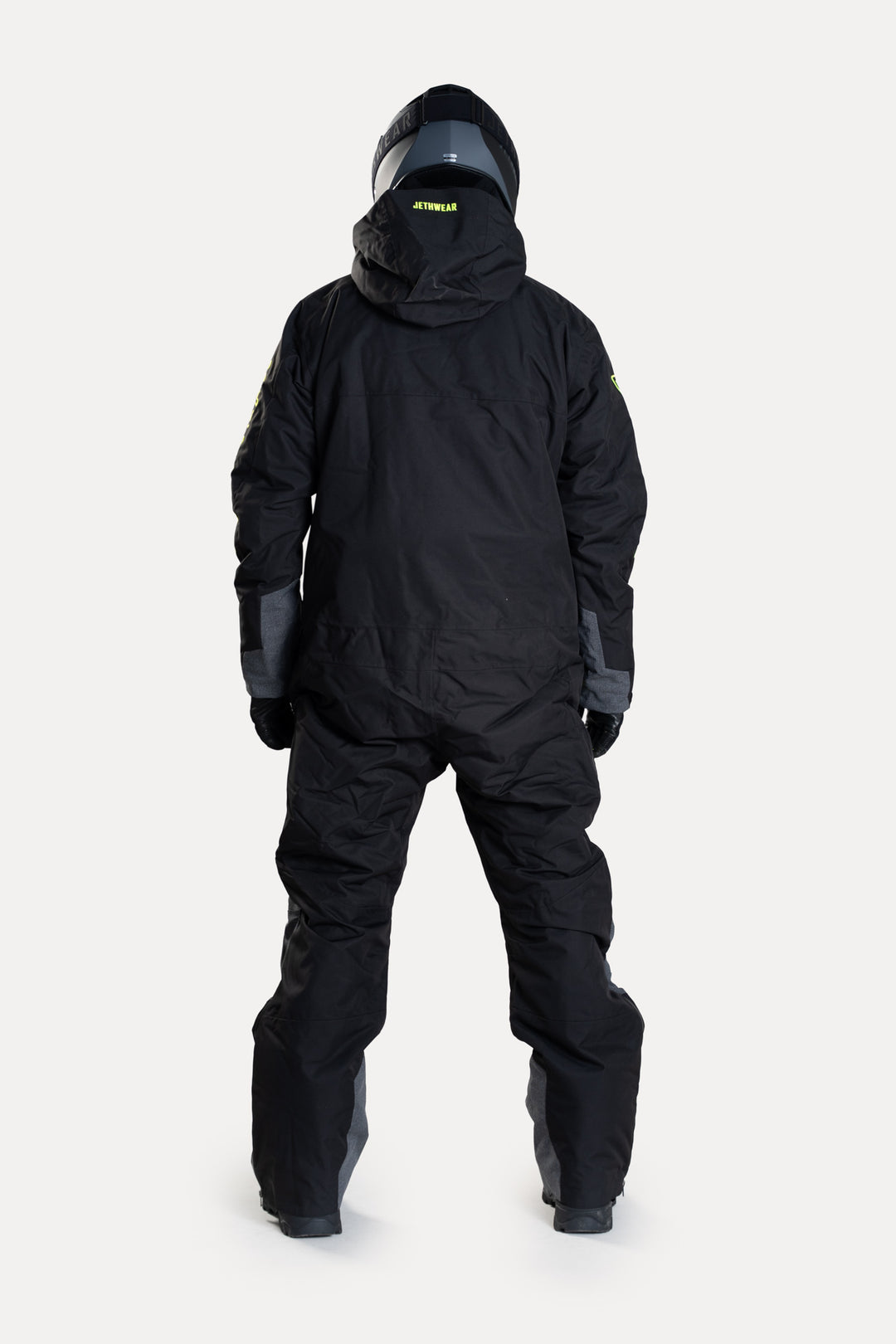 Jethwear Freedom Suit - Fodrad skoterovall Svart/Gul