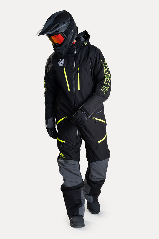 Jethwear Freedom Suit - Fodrad skoterovall Svart/Gul