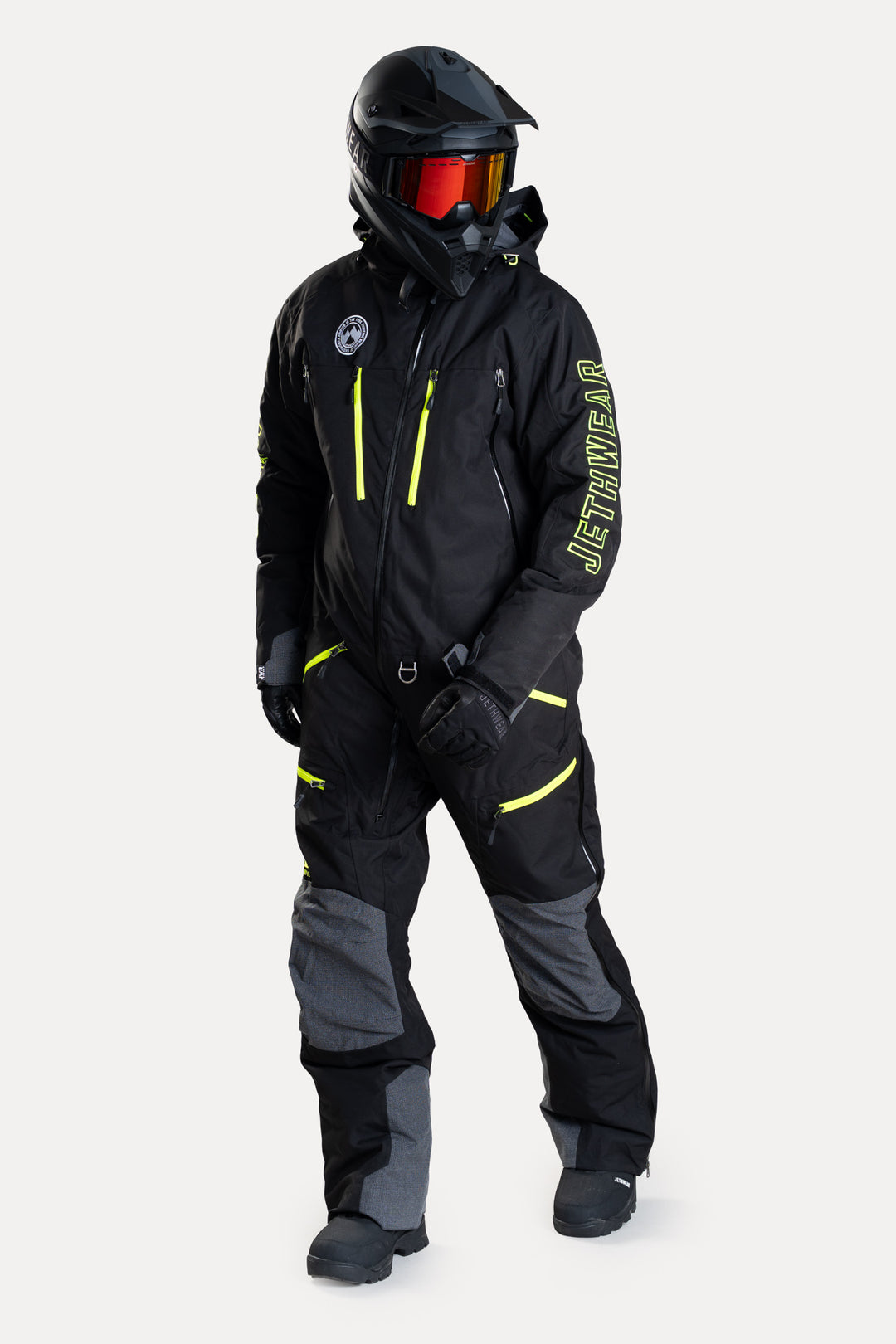 Jethwear Freedom Suit - Fodrad skoterovall Svart/Gul