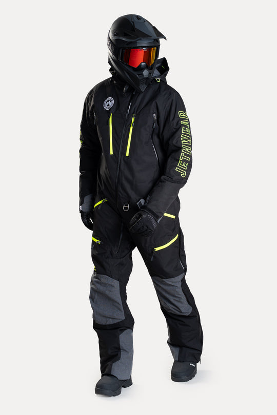 Jethwear Freedom Suit - Fodrad skoterovall Svart/Gul