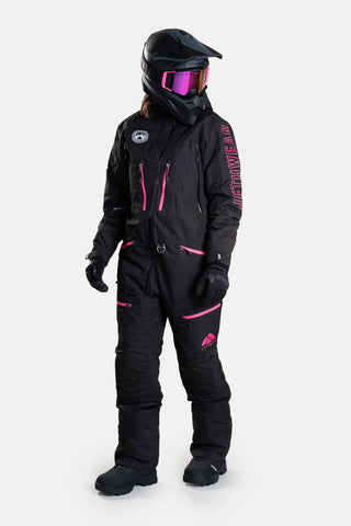Jethwear W's Freedom Suit - Fodrad Skoteroverall Svart/Rosa