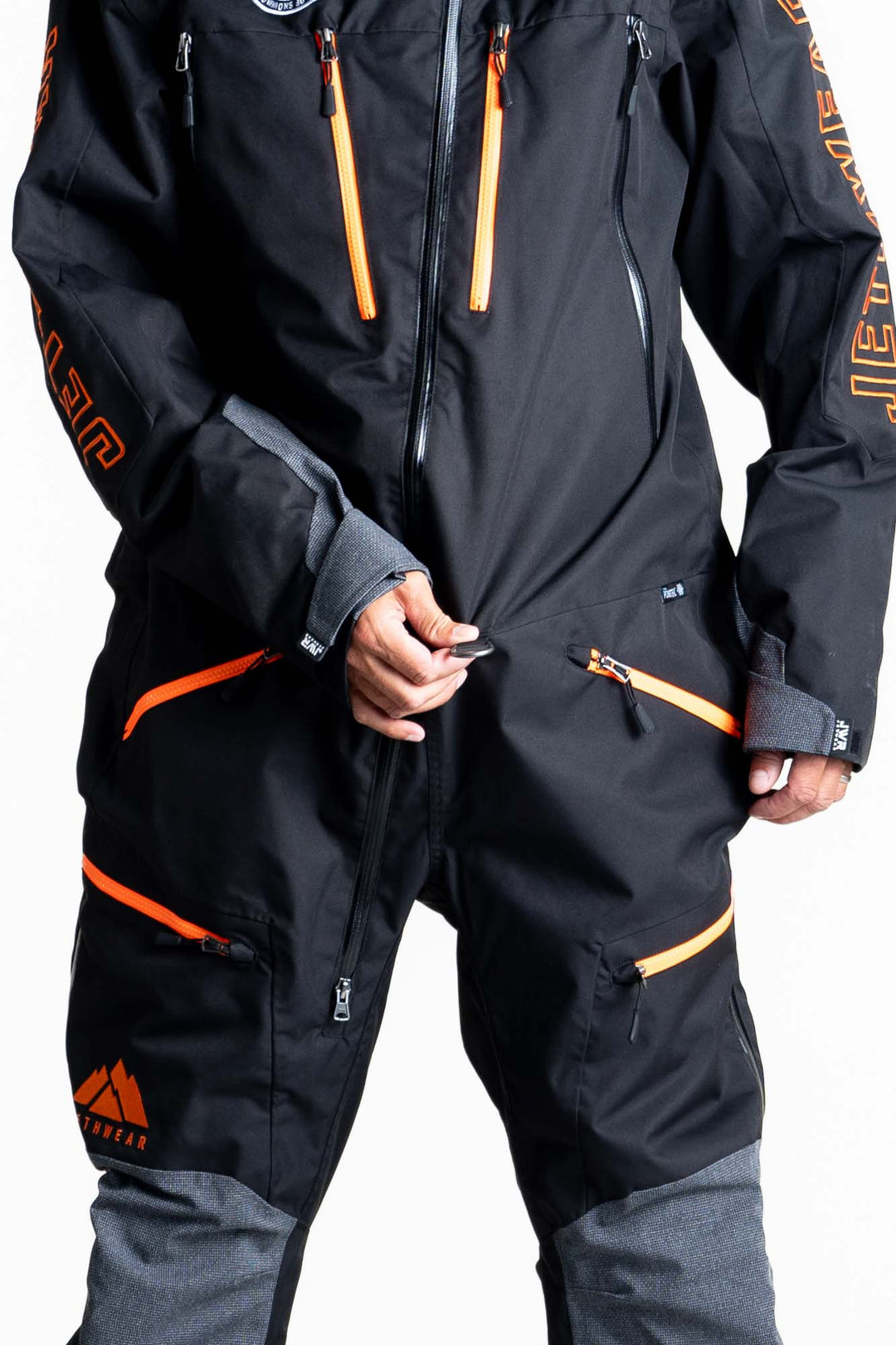 Jethwear freedom suit skoteroverall svart/orange