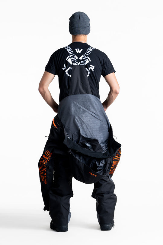 Jethwear freedom suit skoteroverall svart/orange