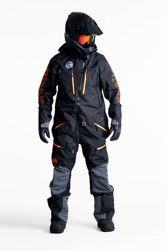 Jethwear freedom suit skoteroverall svart/orange