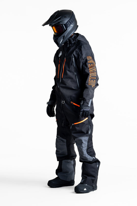 Jethwear freedom suit skoteroverall svart/orange