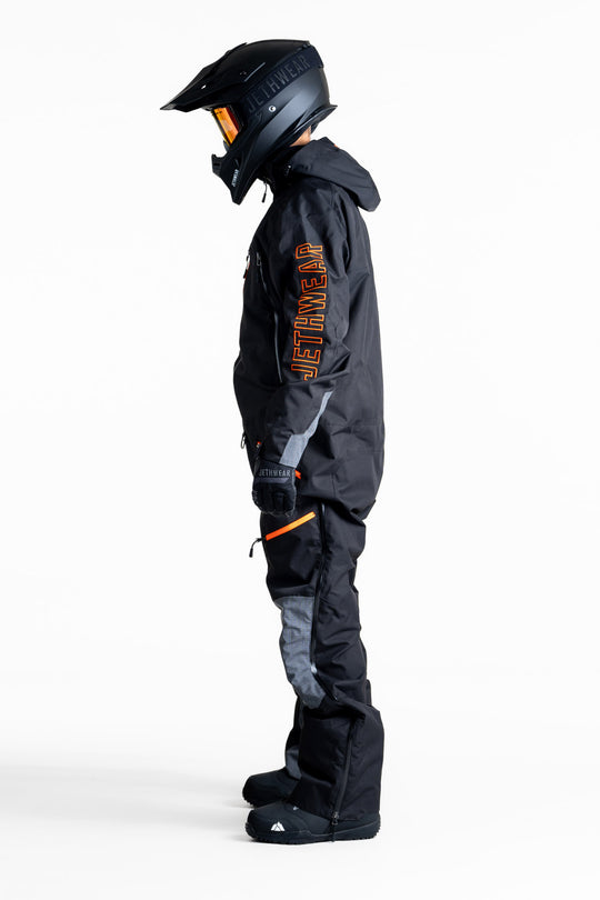 Jethwear freedom suit skoteroverall svart/orange