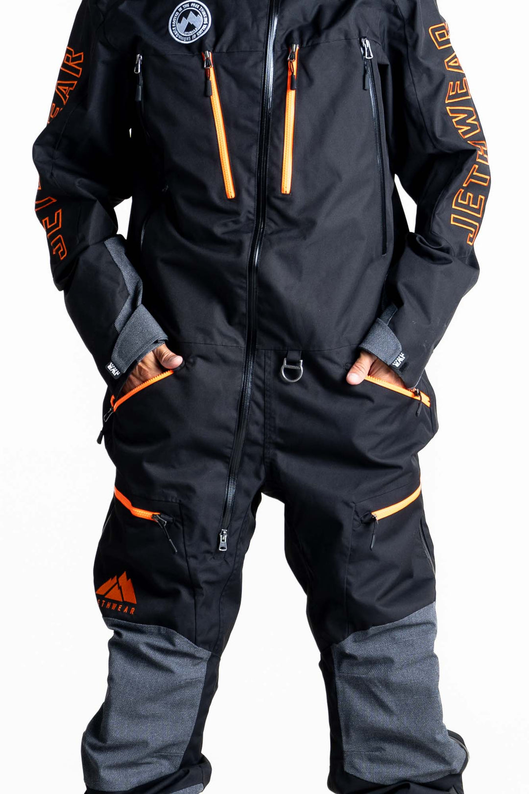 Jethwear freedom suit skoteroverall svart/orange