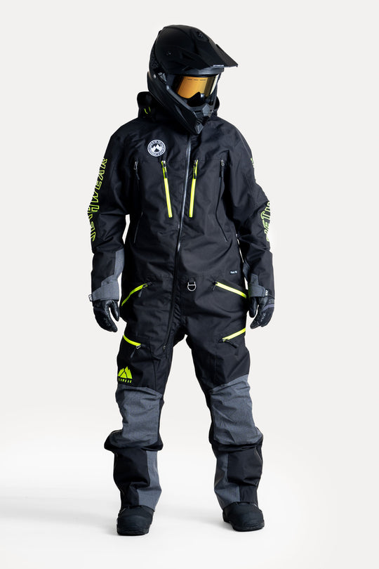 Jethwear freedom suit skoteroverall svart/gul