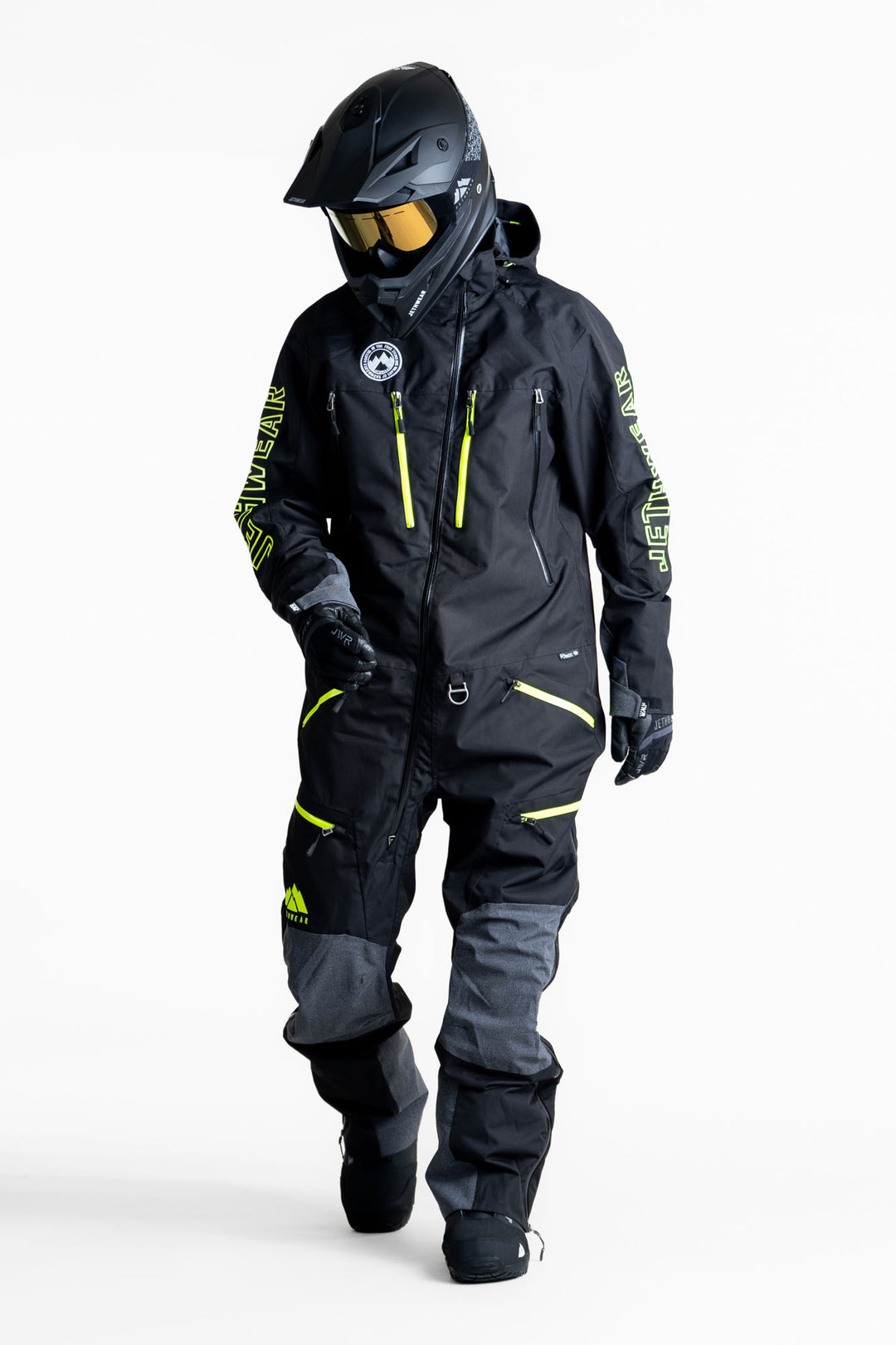 Jethwear freedom suit skoteroverall svart/gul