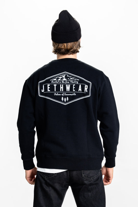 Jethwear Crew Rooted Black