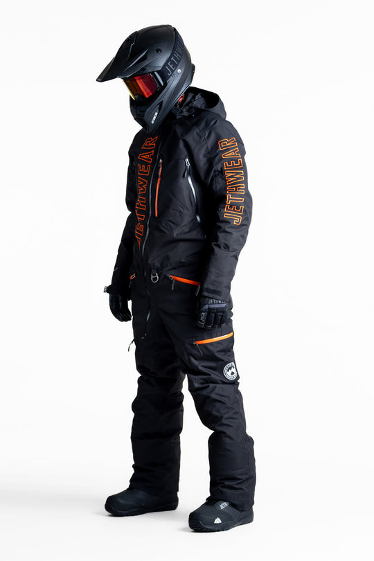 Jethwear the one fodrad skoteroverall svart/orange