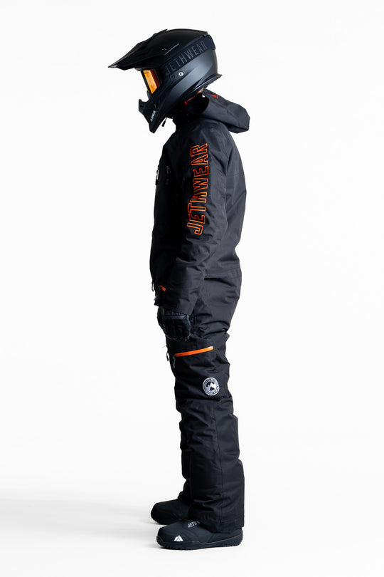 Jethwear the one fodrad skoteroverall svart/orange