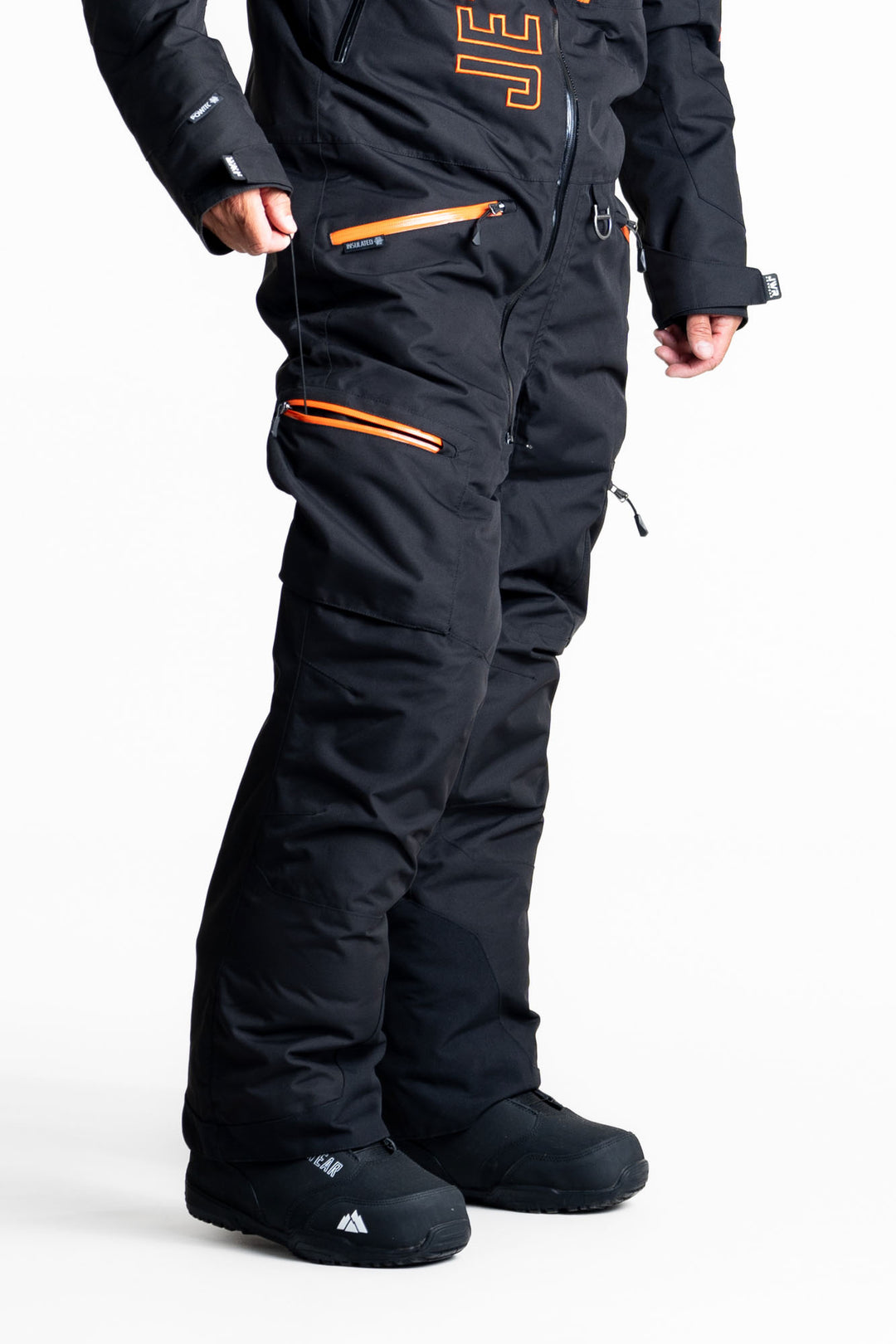 Jethwear the one fodrad skoteroverall svart/orange