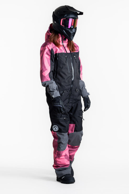 Jethwear w's freedom suit fodrad skoteroverall svart/rosa