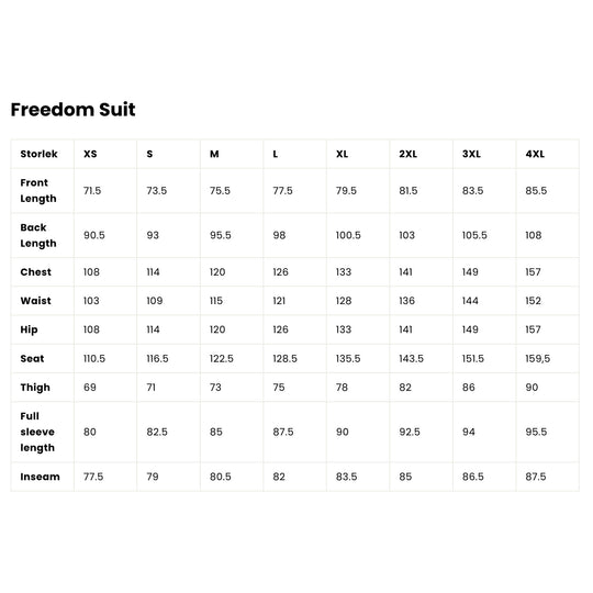 Jethwear freedom suit skoteroverall svart/orange