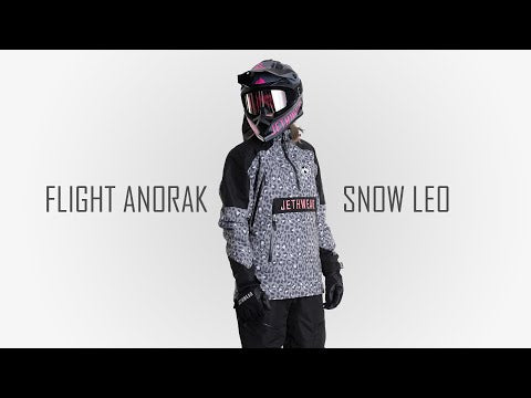 Jethwear Flight Anorak skoterjacka - Snow Leo 40g foder