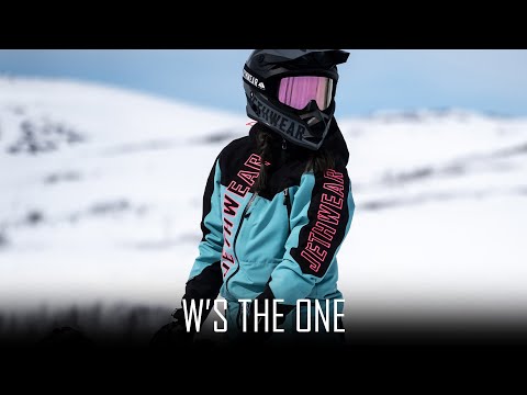 Jethwear W's the one fodrad skoteroverall svart/turkos