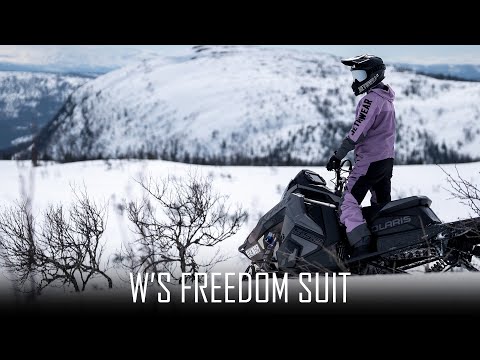 Jethwear W's freedom suit fodrad skoteroverall svart/rosa