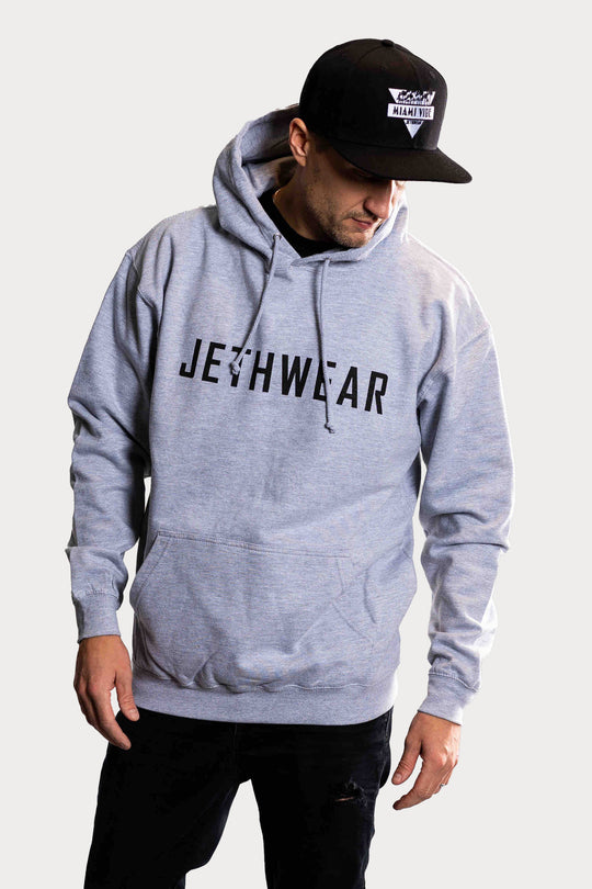 Jethwear Logo Hood - Grey