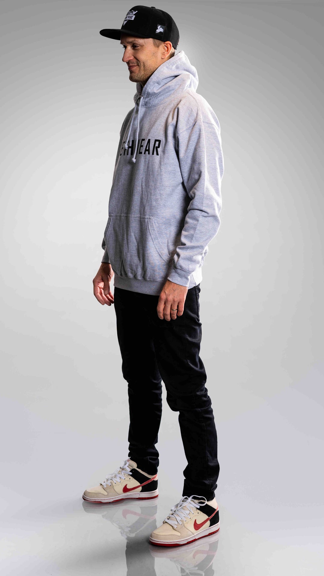 Jethwear Logo Hood - Grey