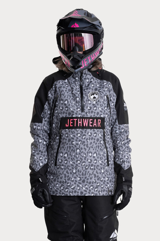 Jethwear Flight Anorak skoterjacka - Snow Leo 40g foder