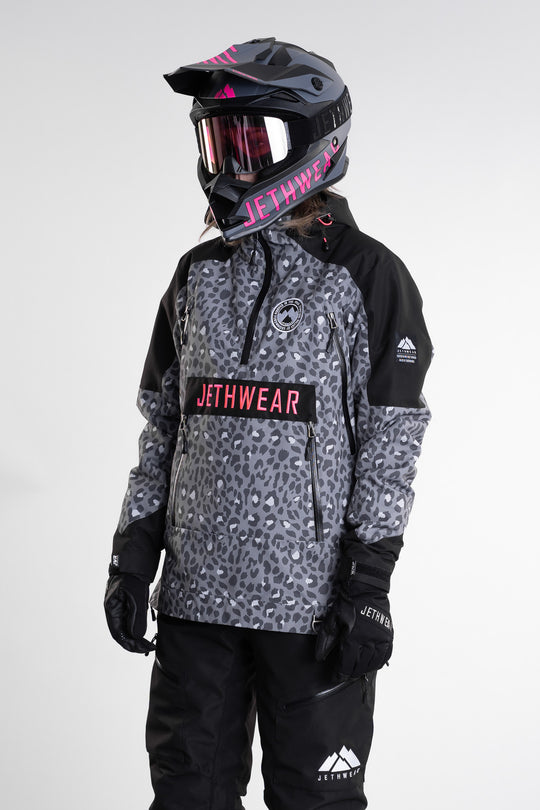 Jethwear Flight Anorak skoterjacka - Snow Leo 40g foder