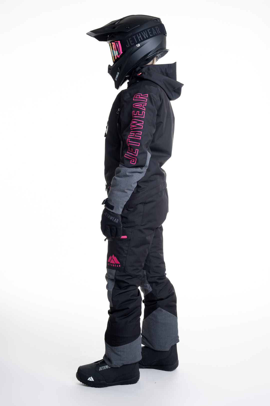 Jethwear W's freedom suit fodrad skoteroverall svart/rosa