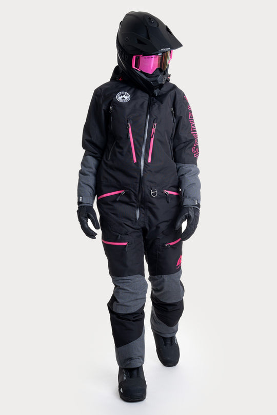 Jethwear W's freedom suit fodrad skoteroverall svart/rosa