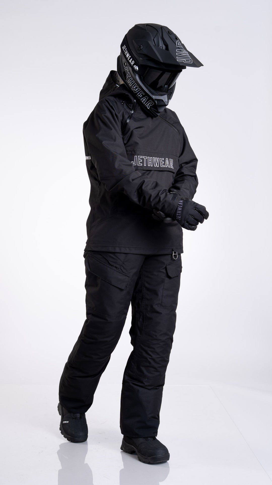 Jethwear Skoterjacka Svart Anorak