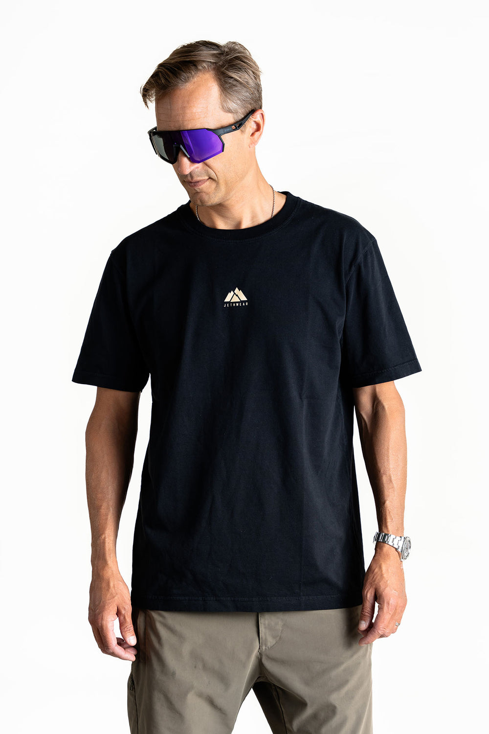 Jethwear T-paita Mountains Black