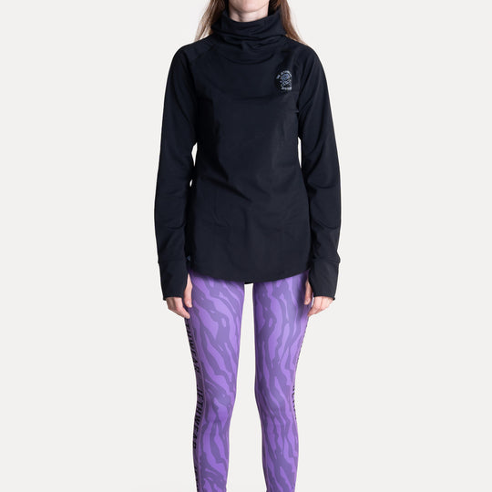 Jethwear underställ purple drip / svart - set